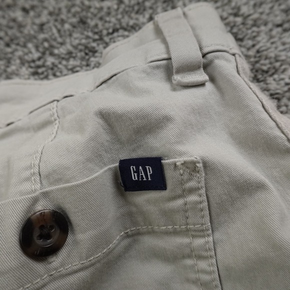 Gap Pants Womens 6 Beige Gray Chino Trousers Khakis Mid Rise Flat Front Stretch - Picture 12 of 13